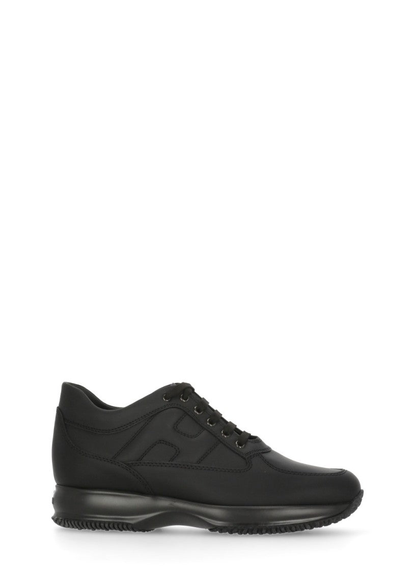 Hogan Black Interactive Tone On Tone Sneakers