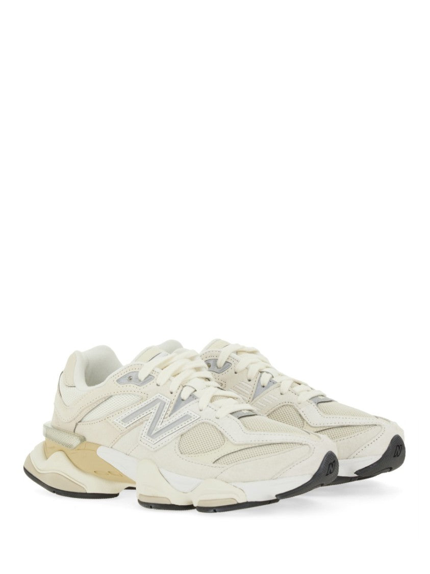 New Balance Chunky Leather Sneakers With Layered Design And Sculpted Sole