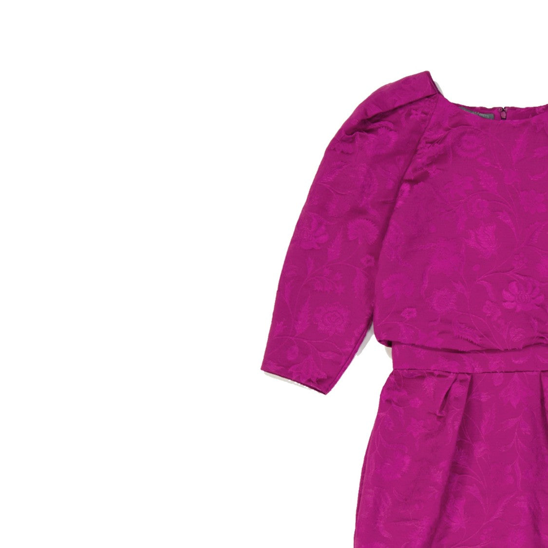 Alberta Ferretti Intricately Embroidered Knee Length Dress