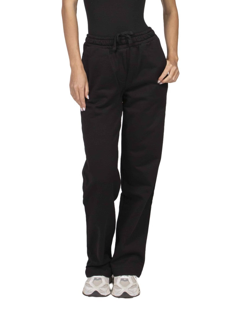 Dolce & Gabbana Embroidered Logo Patch Straight-Leg Sweatpants
