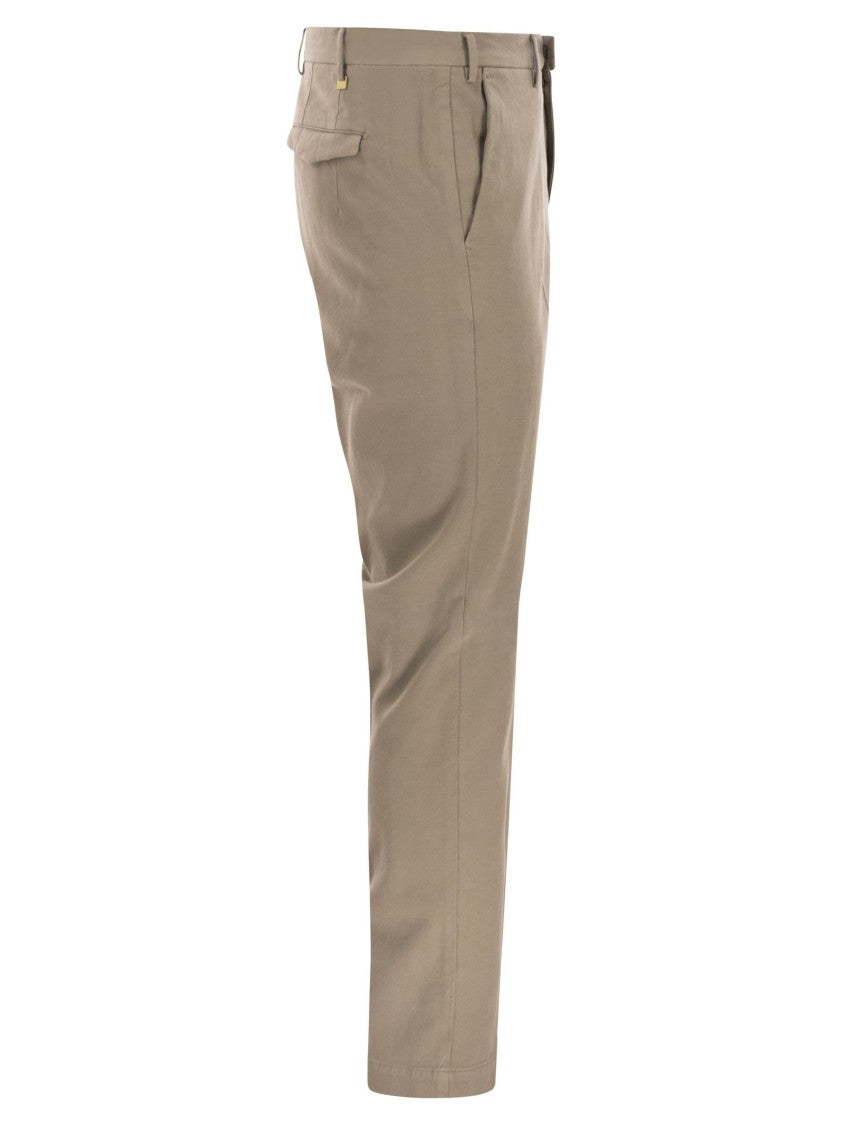 Pt Torino Master - Cotton And Cashmere Trousers