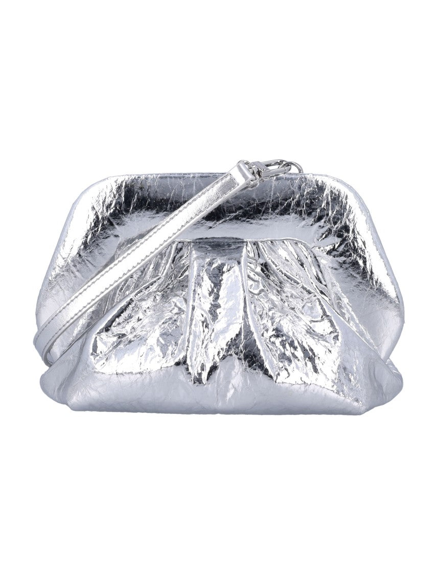 Themoirè Textured Silver Gea Pineapple Clutch