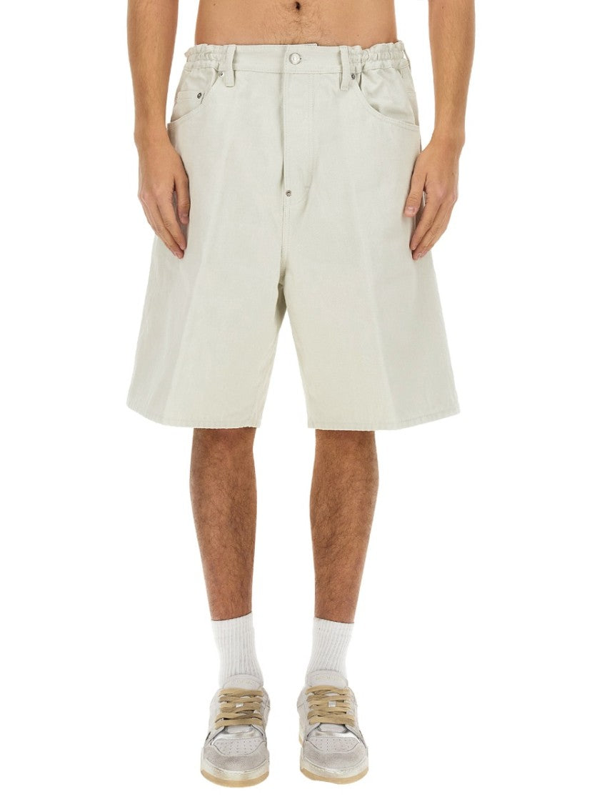Dsquared2 Denim Bermuda Shorts With Classic Five-Pocket Design