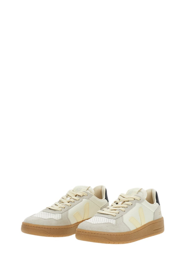 Veja White V82 Leather Sneakers