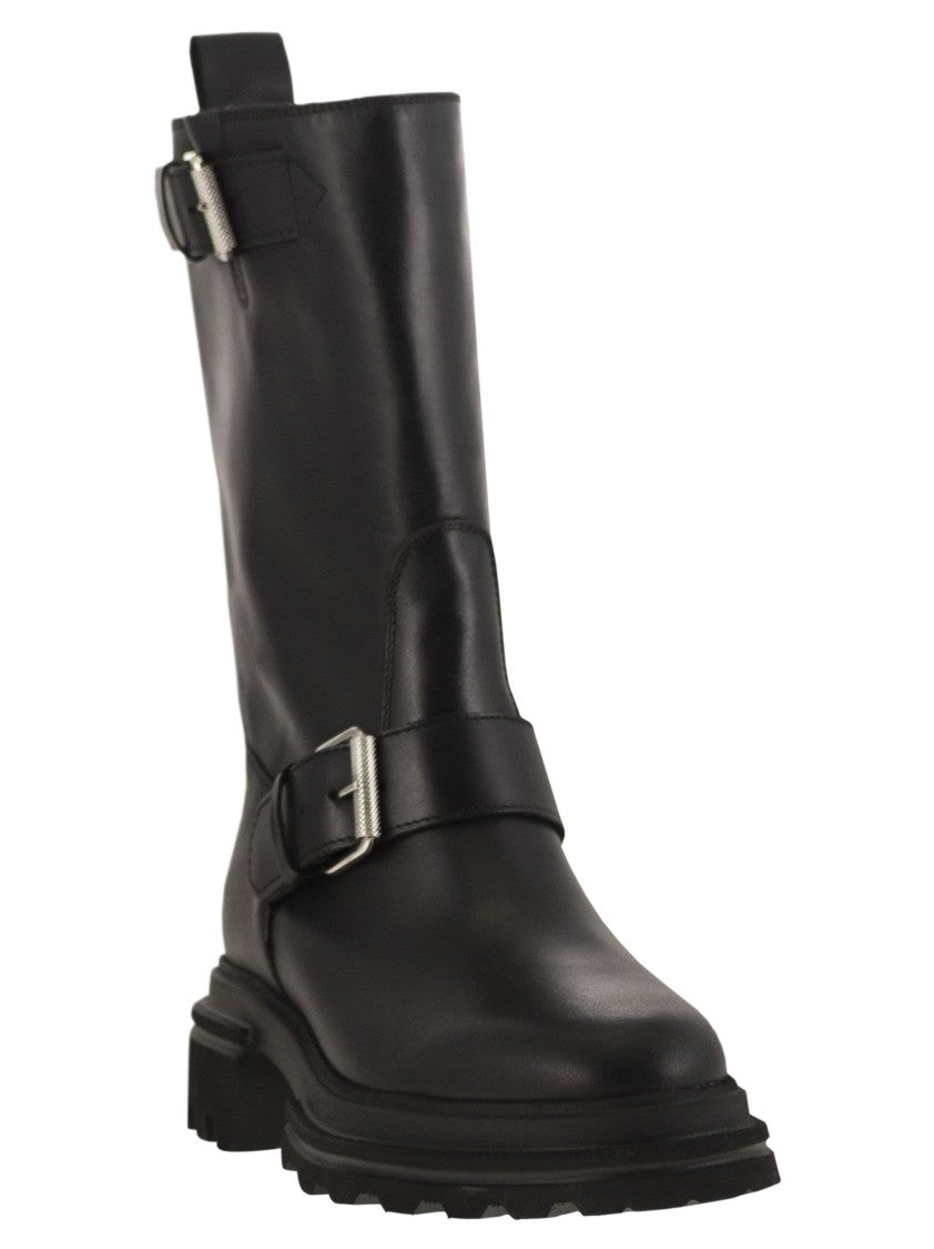 Hogan H674 - Leather Biker