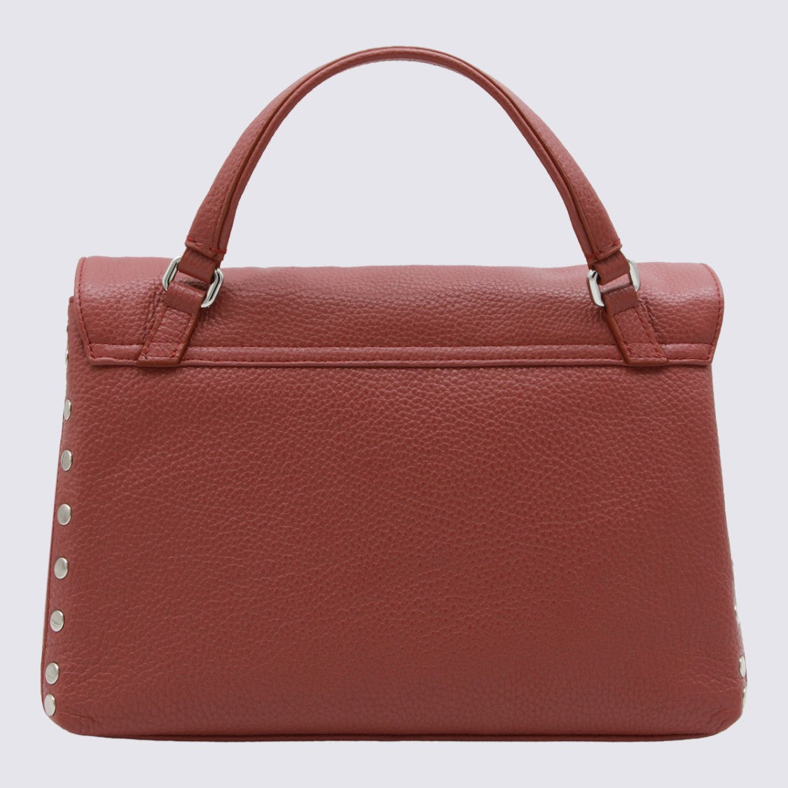 Zanellato Structured Handbag With Pebbled Texture And Silver-Tone Hardware