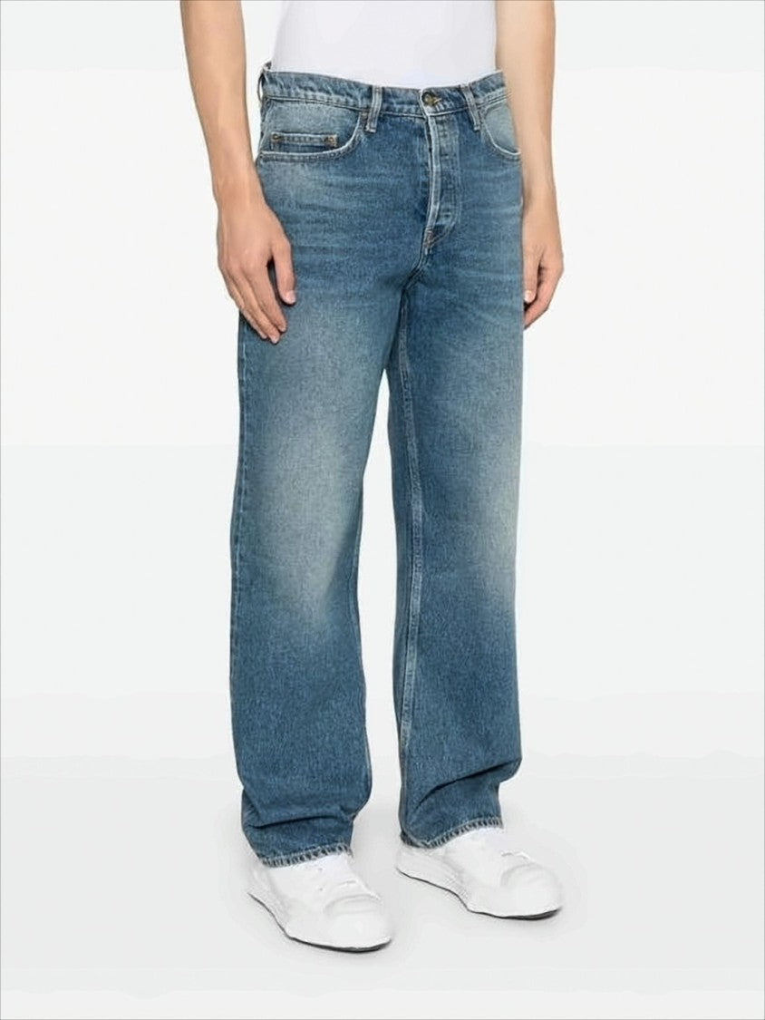 Golden Goose Relaxed Wide-Leg Denim Pants