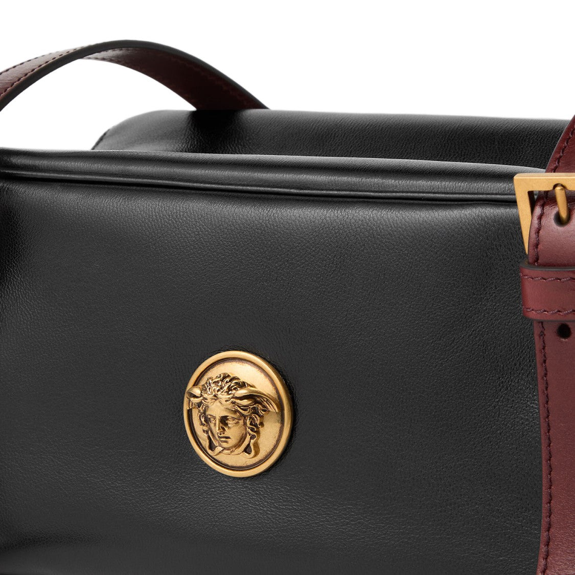 Versace Emblème Nappa Bowling Bag