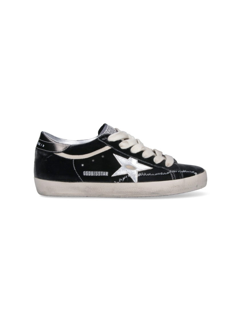 Golden Goose Black Super Star Ltd Suede Sneakers