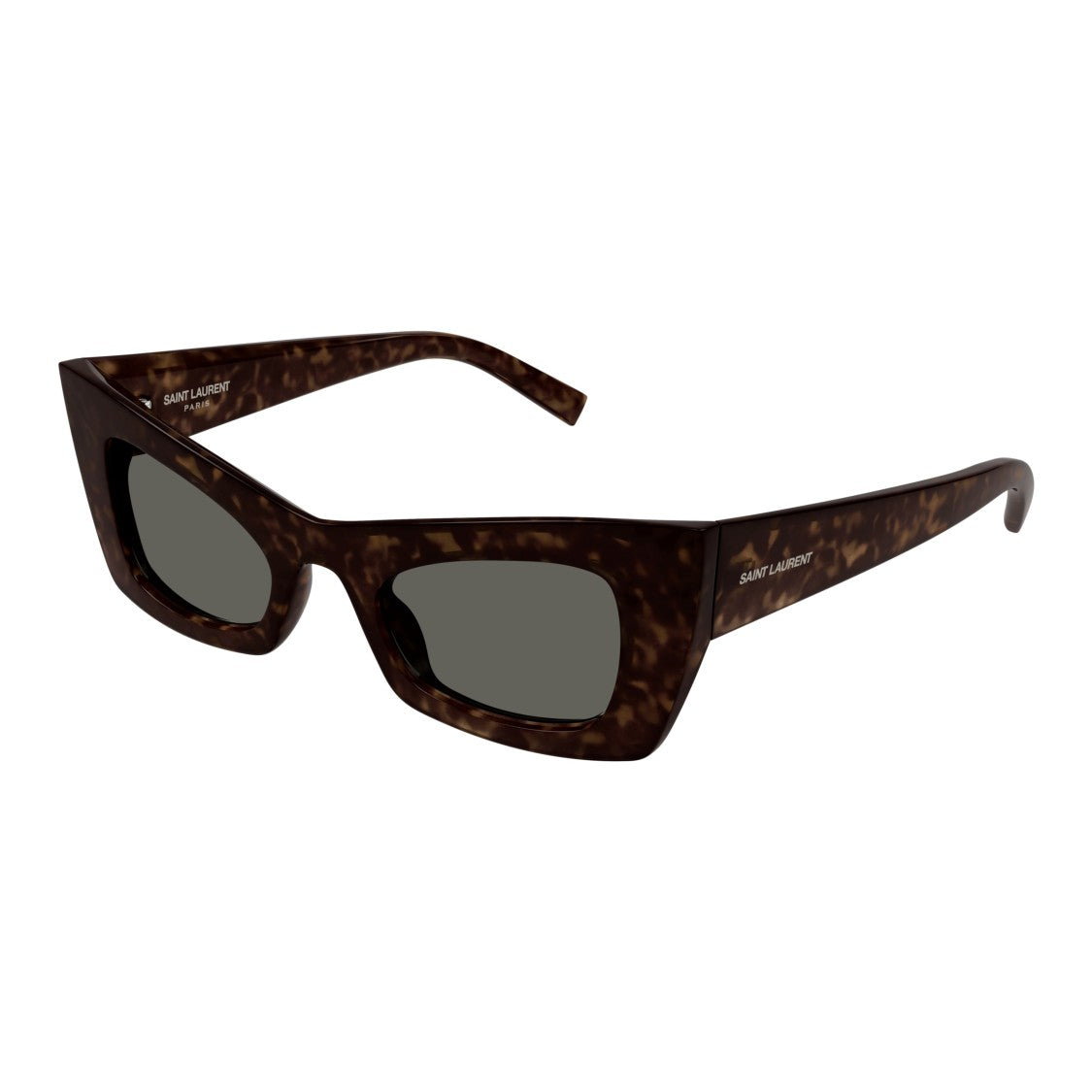 Saint Laurent Sl 702 Bold Tortoiseshell Cat-Eye Sunglasses