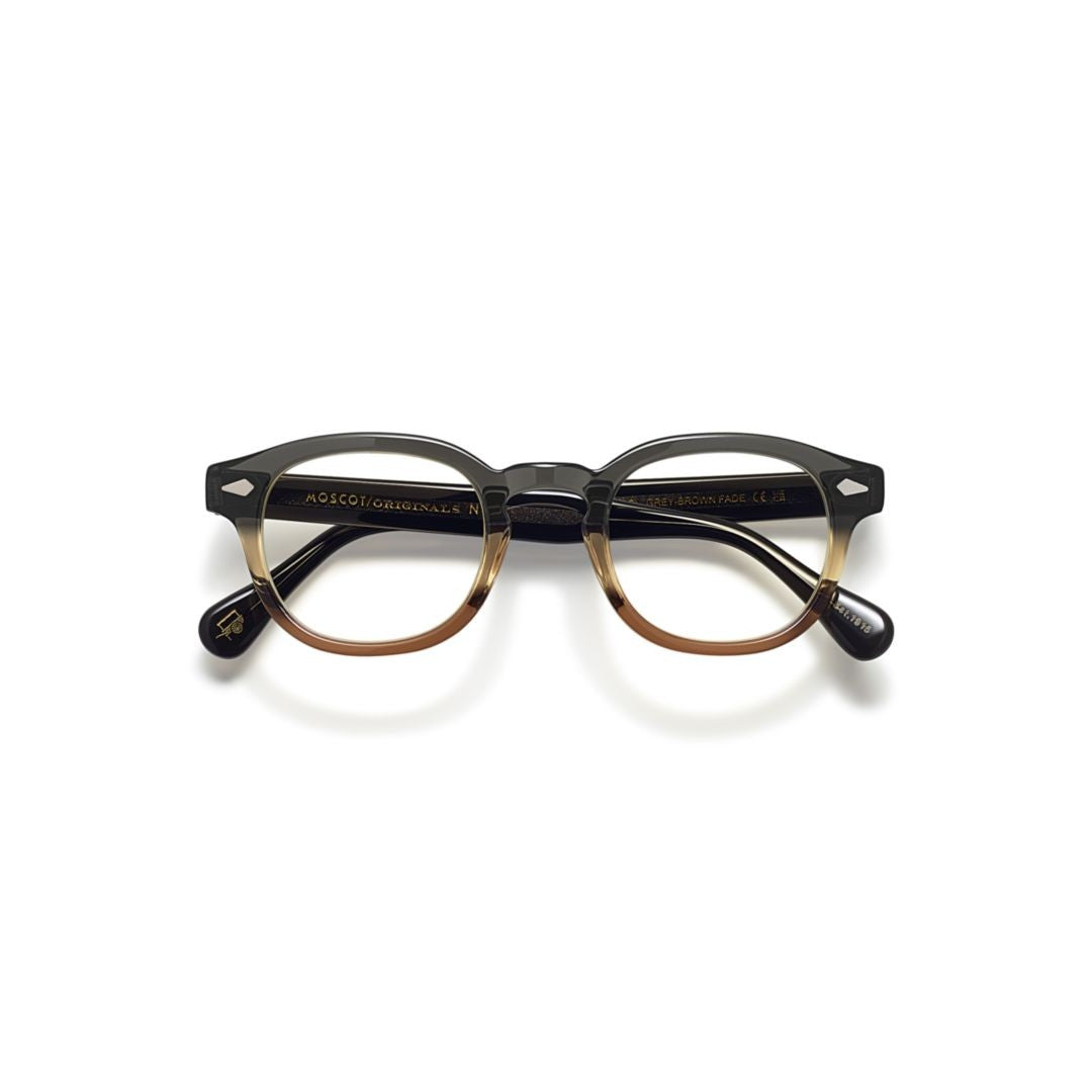 Moscot Or-Lem-O Lemtosh Gradient Round Frame Eyeglasses With Keyhole Bridge
