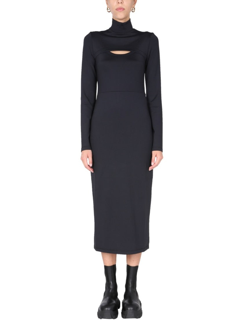 Ambush Polo Neck Midi Dress