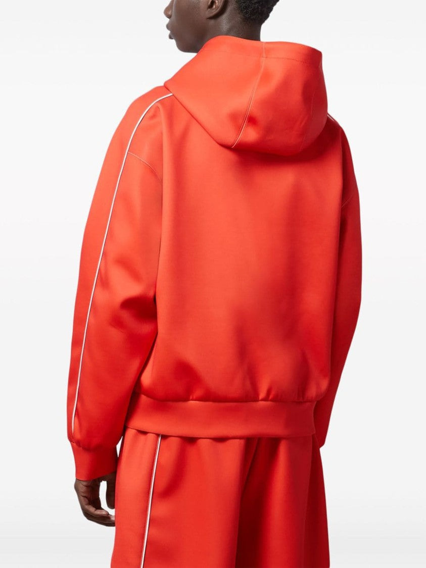 Gucci Relaxed Fit Red Sweatshirt With Logo
