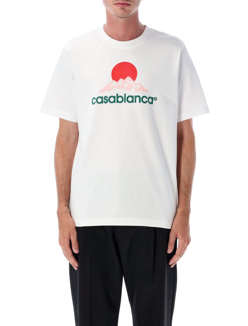 Casablanca Montagne Printed T-Shirt