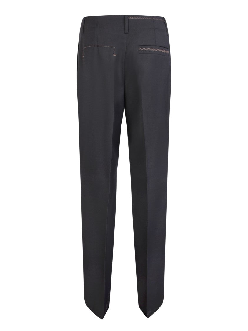 Jacquemus Black Low Waist Trousers