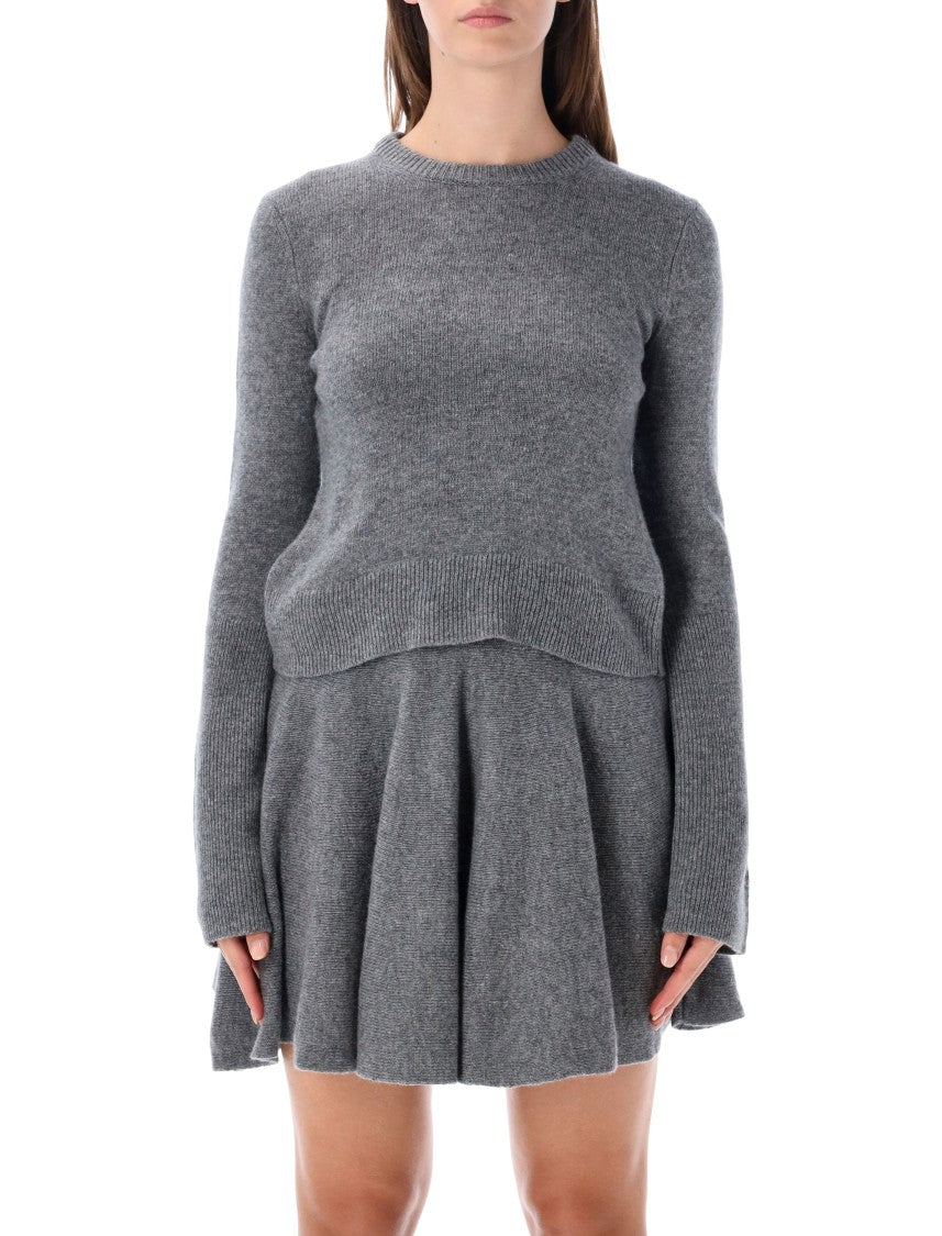 By Malene Birger Hannan Ribbed Crewneck Knit Sweater