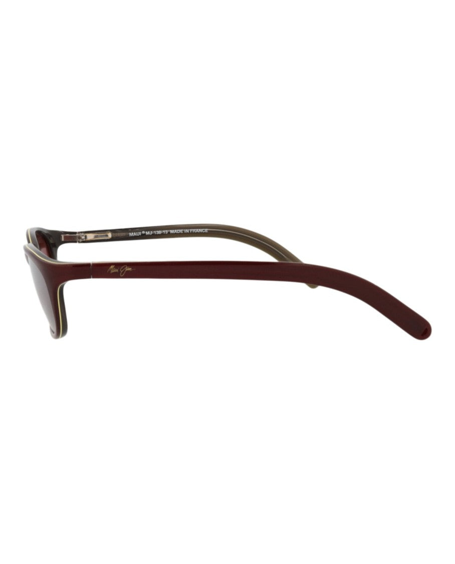 Maui Jim Square-Frame Acetate Sunglasses