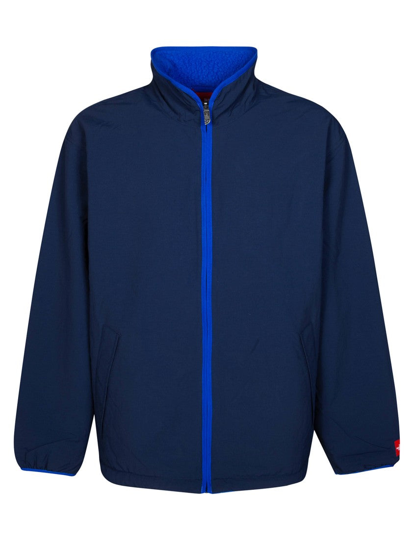 The North Face Dark Navy Reversible Stand Collar Fleece Jacket