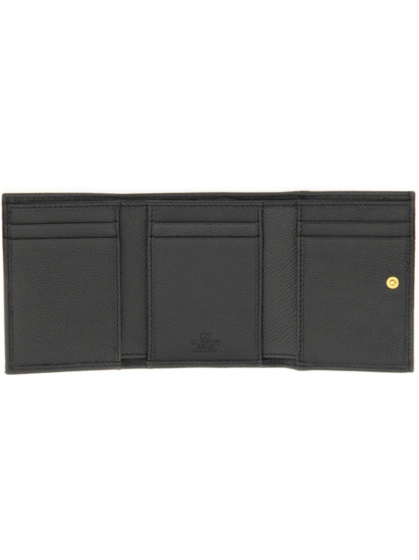 Valentino Garavani "Vlogo Signature" Trifold Wallet