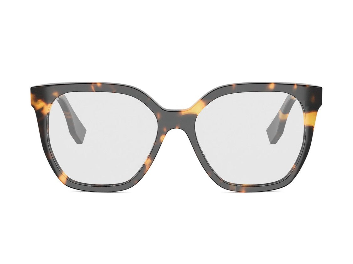 Fendi Fe50087i Bold Oversized Tortoiseshell Eyeglasses