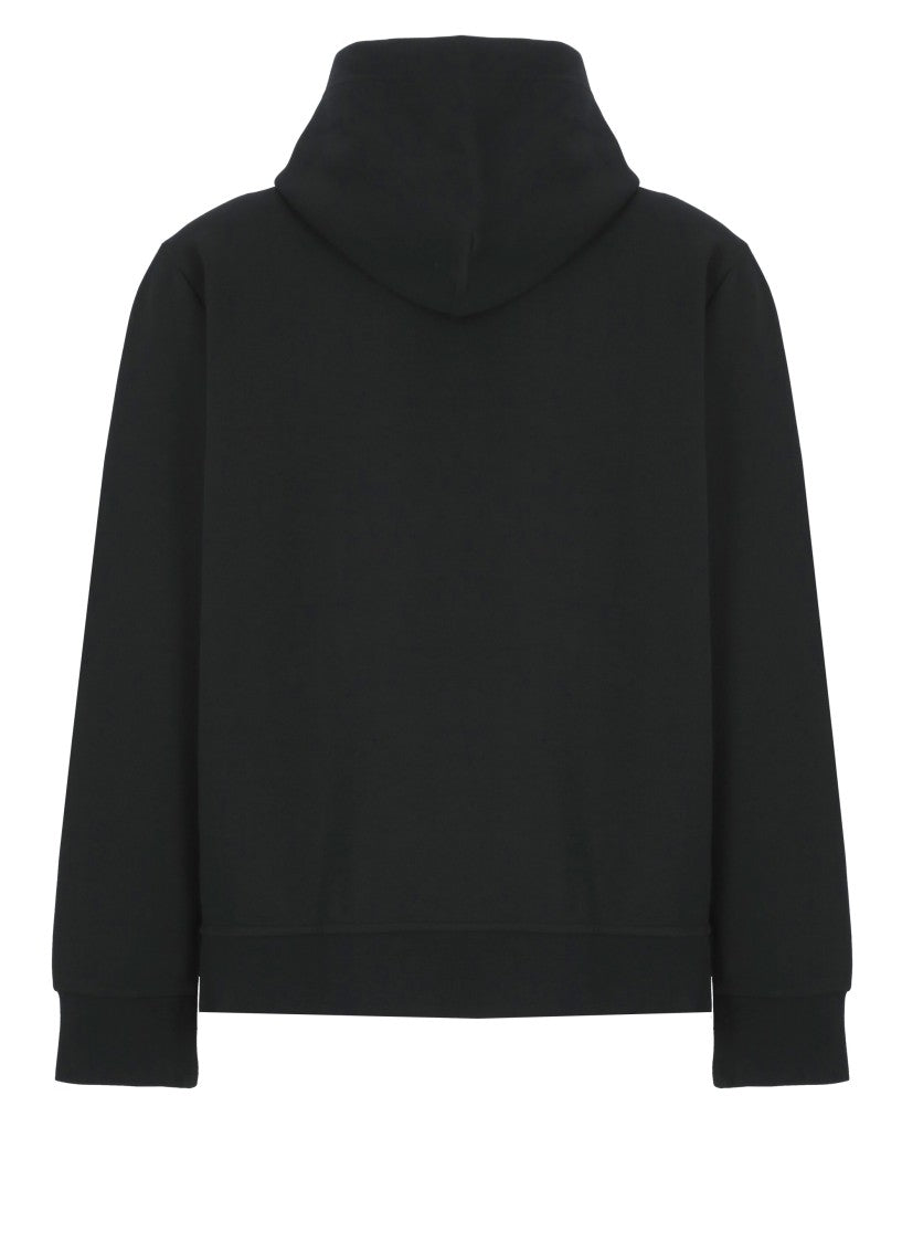 Polo Ralph Lauren Cotton Zip-Up Hoodie With Drawstring Hood And Iconic Pony