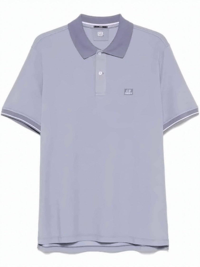 C.P. Company Short-Sleeved Polo Shirt With Classic Collar