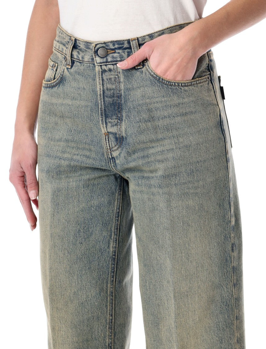 Haikure Betty Earth Blue Cropped Jeans