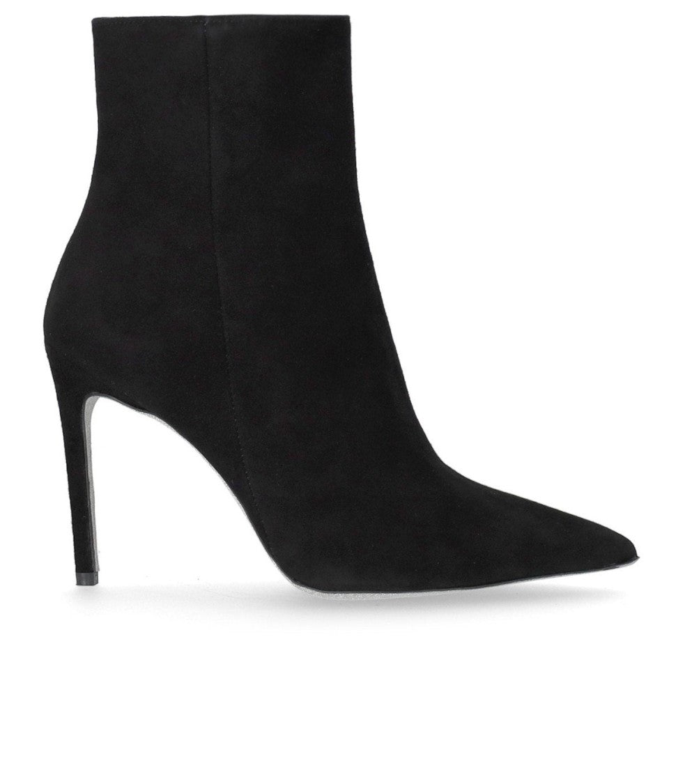 Ncub Mil Black Heeled Ankle Boot
