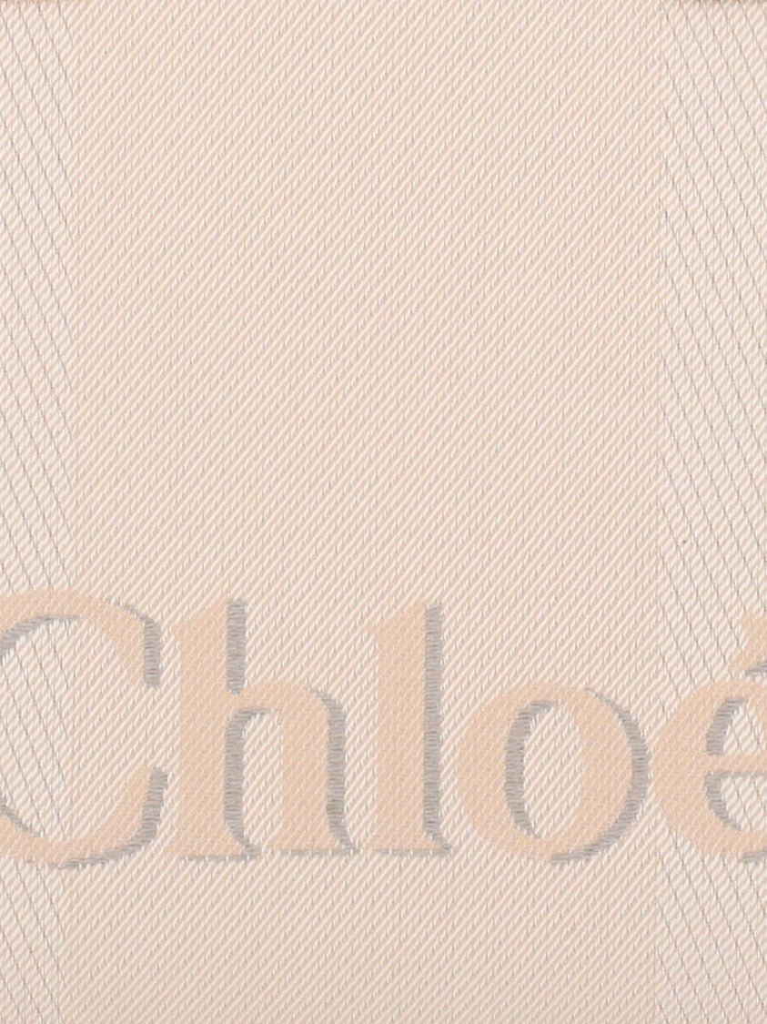 Chloé Structured Tote Bag With Rafia Effect