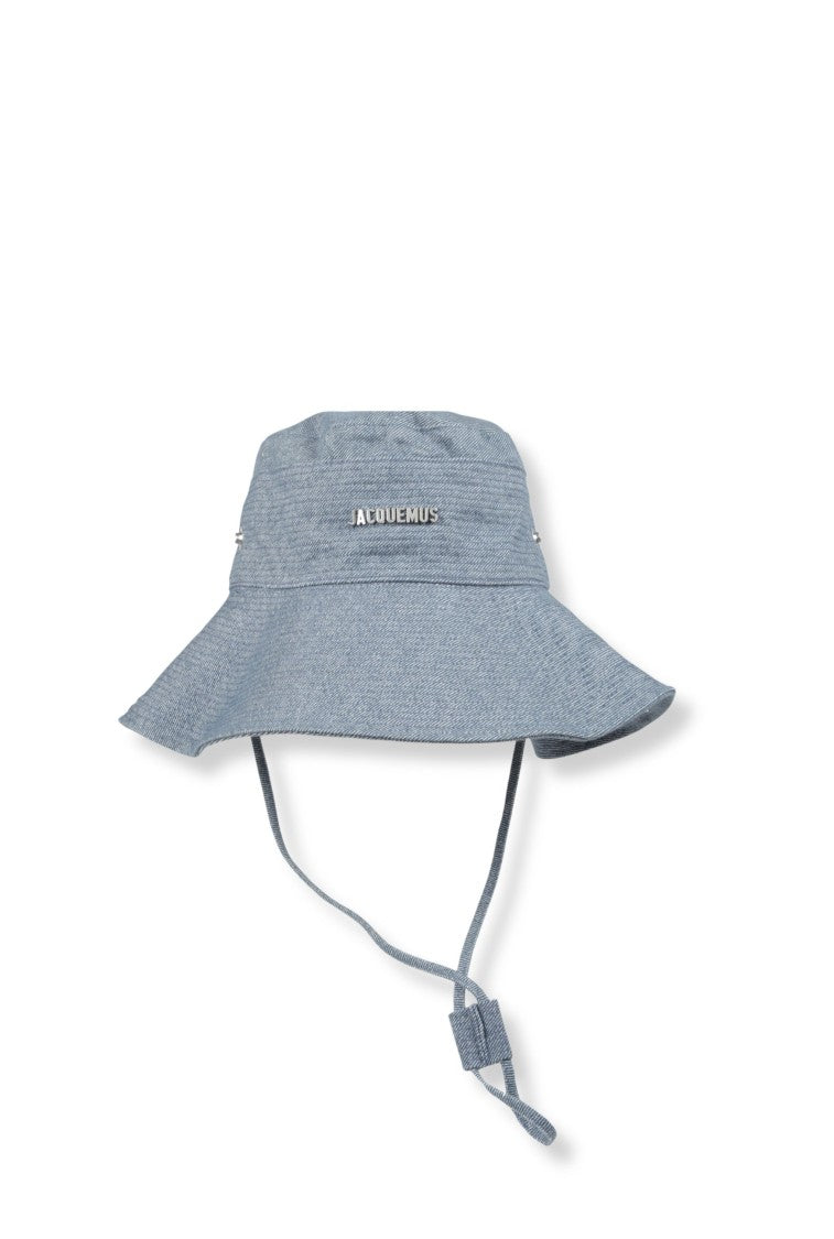 Jacquemus Textured Bucket Hat With Adjustable Chin Cord
