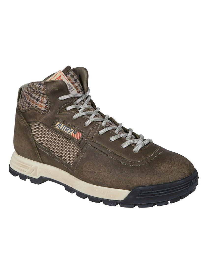 Autry Malga Mid Trekking Calf Leather Boots