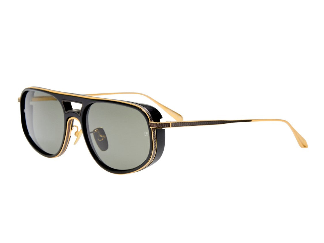 Linda Farrow Gold Lfl1674 Aviator Sunglasses