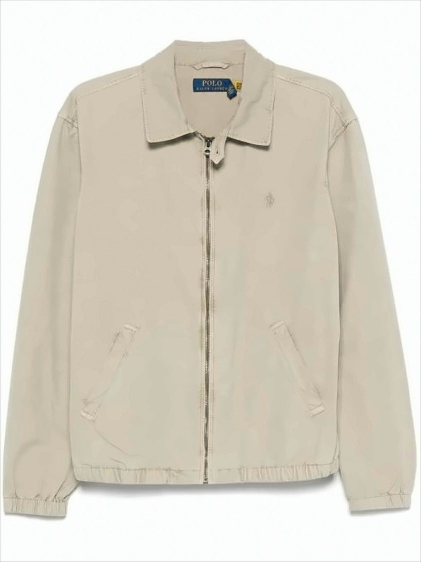 Polo Ralph Lauren Lightweight Casual Jacket With Classic Collar And Zipper Closure
