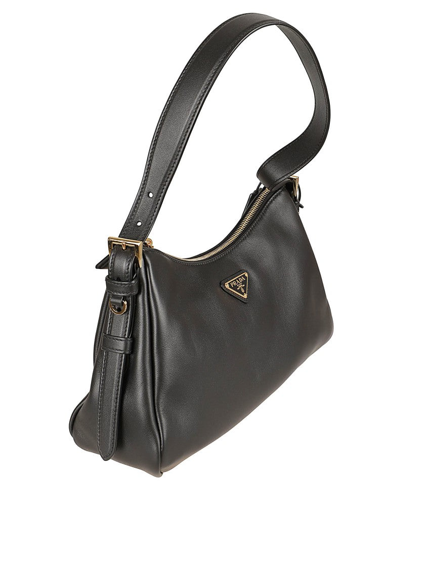 Prada Prada Aimée Bag With Enameled Metal Logo