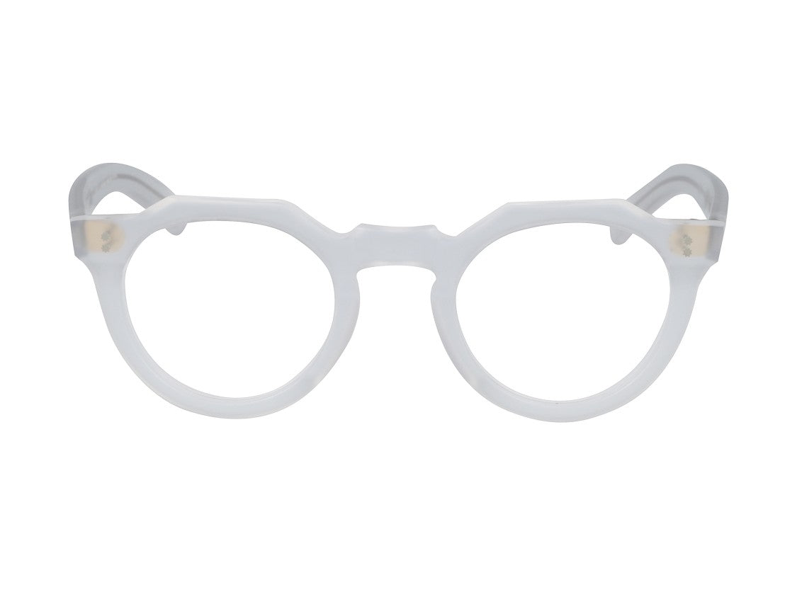 Kador White Translucent Matte Epiko Keyhole Bridge Eyeglasses