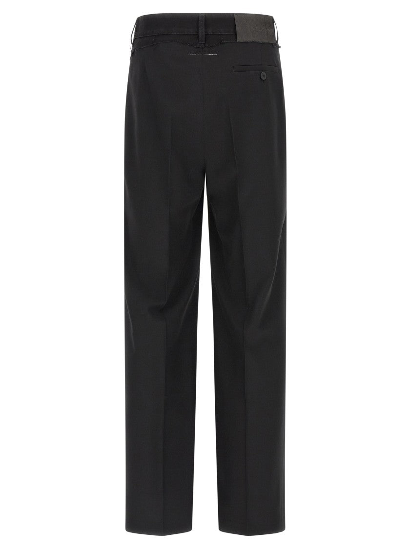 Mm6 By Maison Margiela Denim Insert Pants