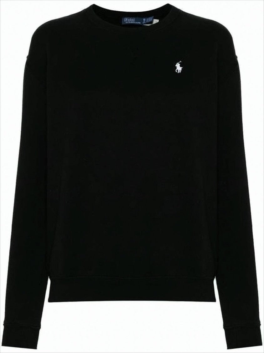 Polo Ralph Lauren Relaxed-Fit Long-Sleeve Top With Embroidered Logo