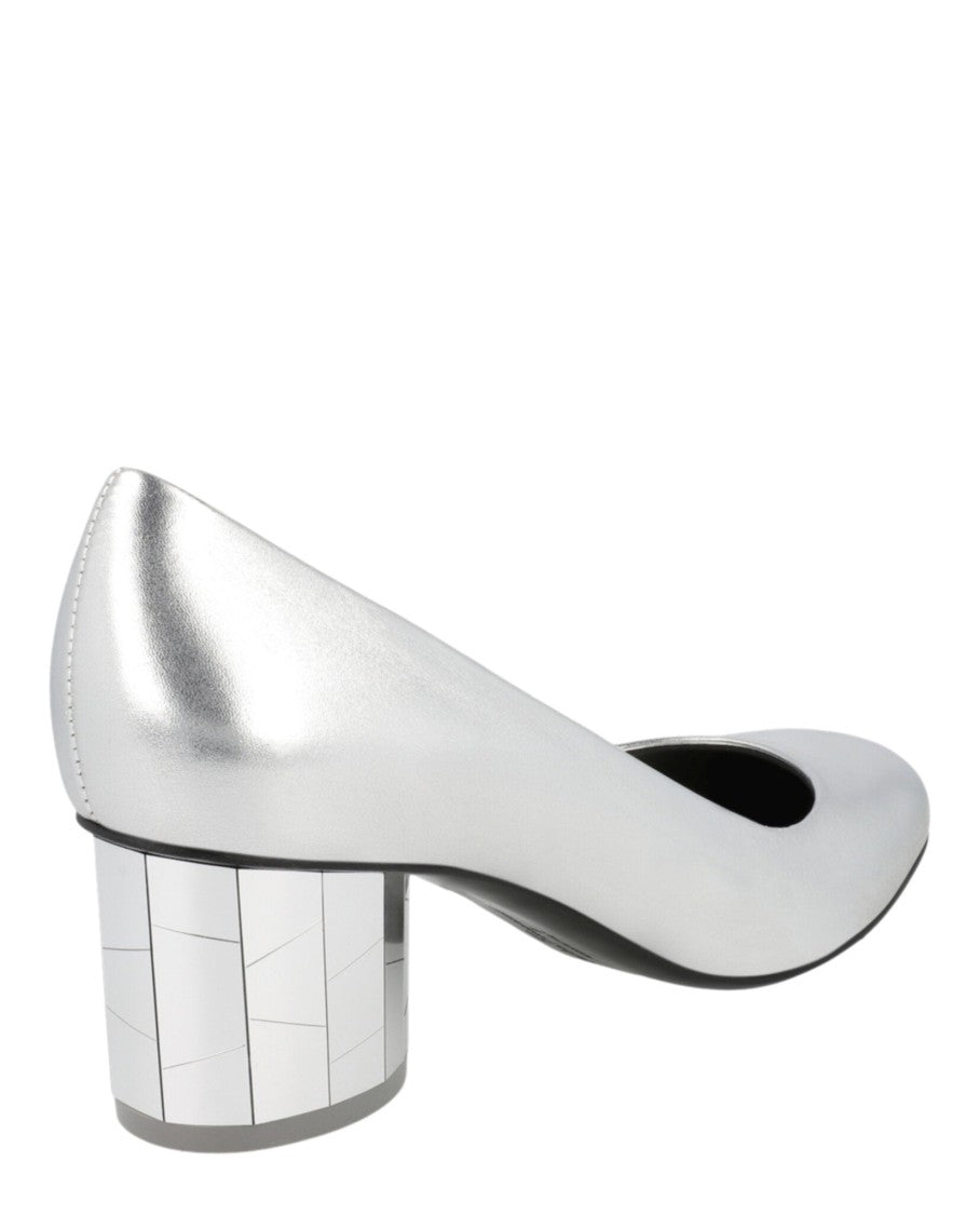 Ferragamo Farrah Metallic Leather Pumps