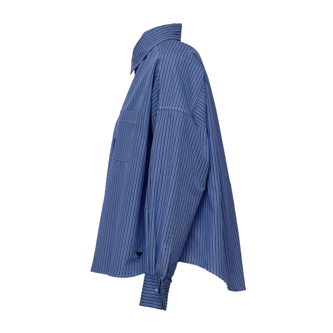 Max Mara Boxy Butterfly Embroidered Pure Cotton Poplin Shirt