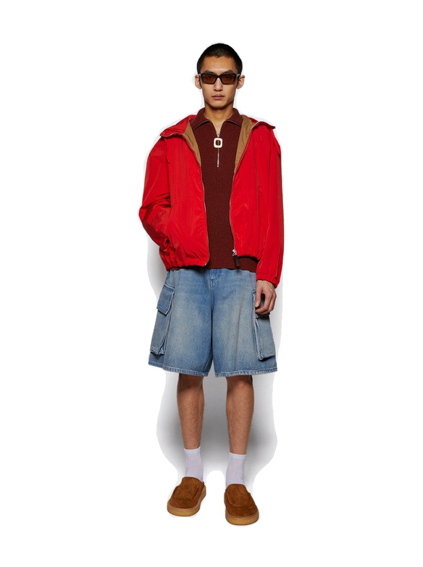 J. W. Anderson Half Zip Sweater Rust