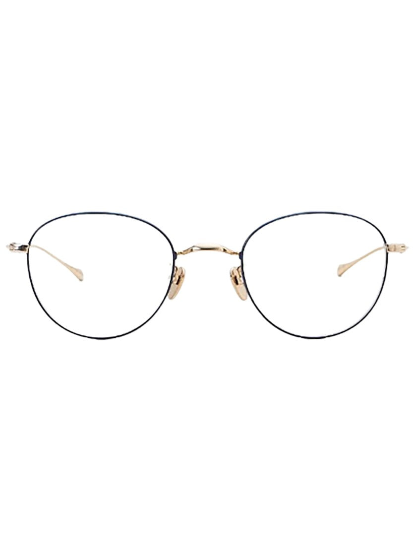 Masunaga Delicate Oval Sunglasses With Adjustable Nose Pads