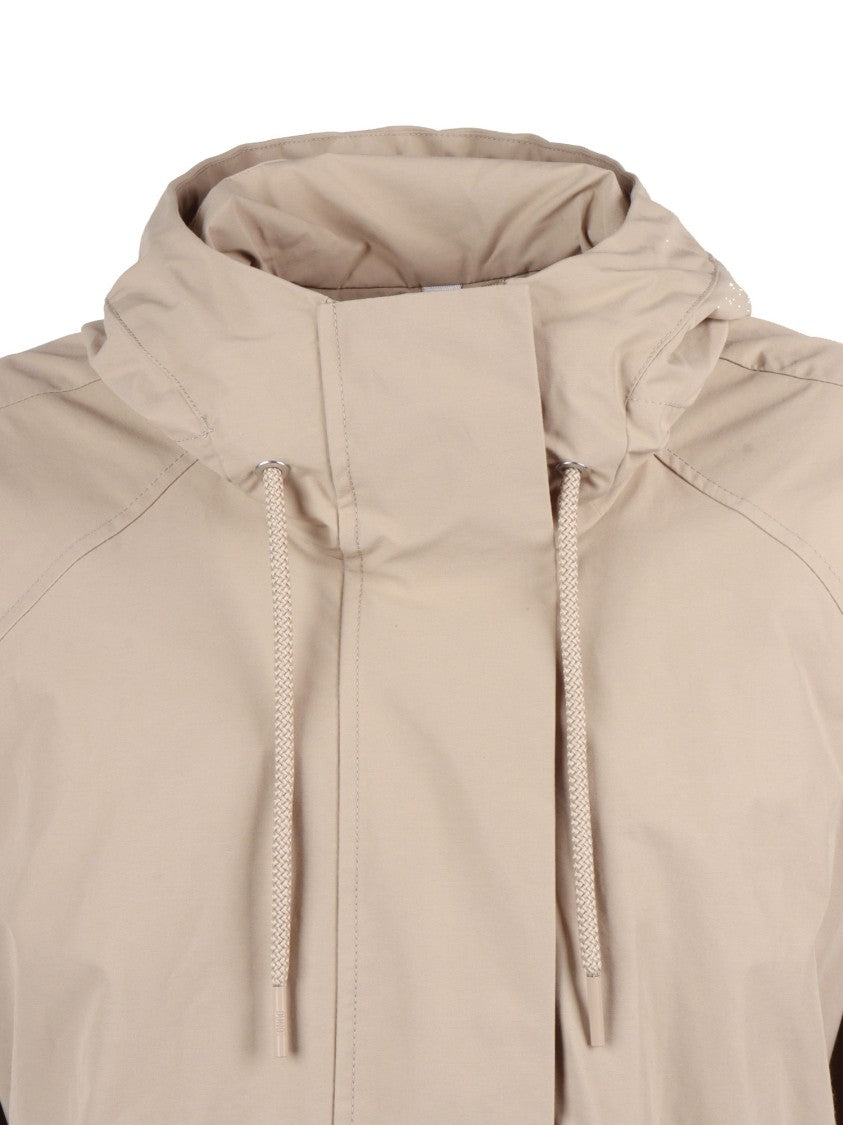 Duno Cropped Lightweight Drawstring Jacket