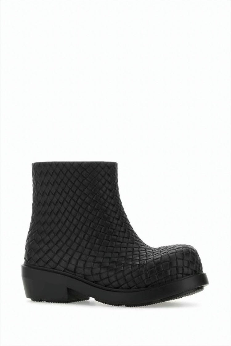 Bottega Veneta Textured Spider Rubber Ankle Boots