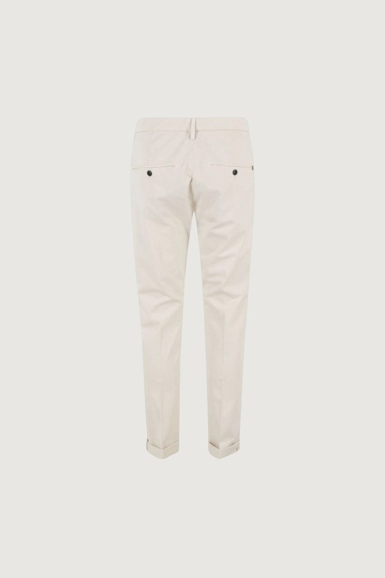 Dondup Cropped Slim-Fit Jeans In Light Beige