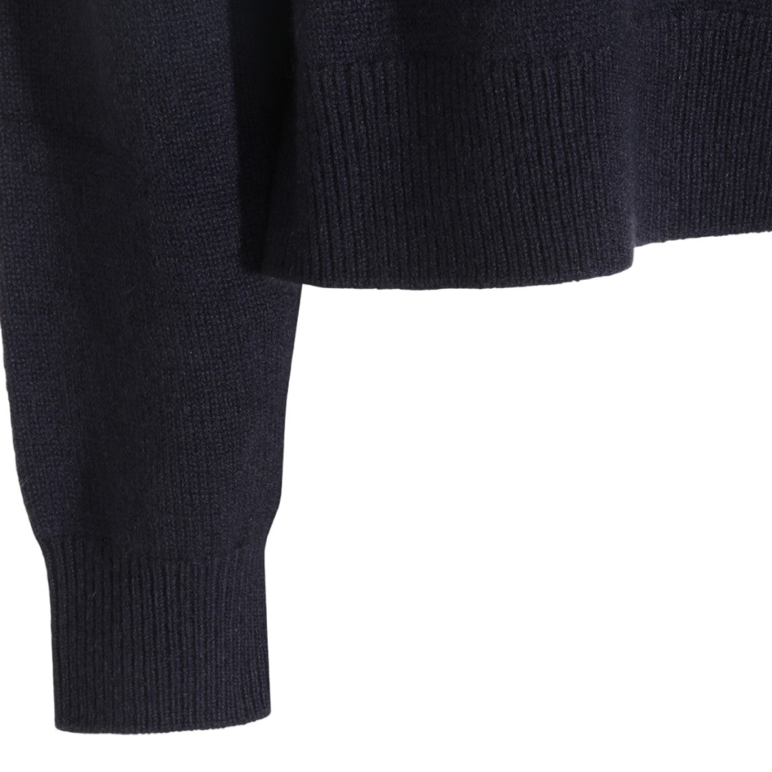 Anine Bing Polo Collar Sweater With Ribbed Detailing