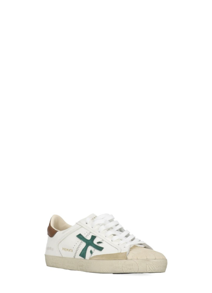 Prmt Ivory Steven 8043 Suede-Blend Sneakers