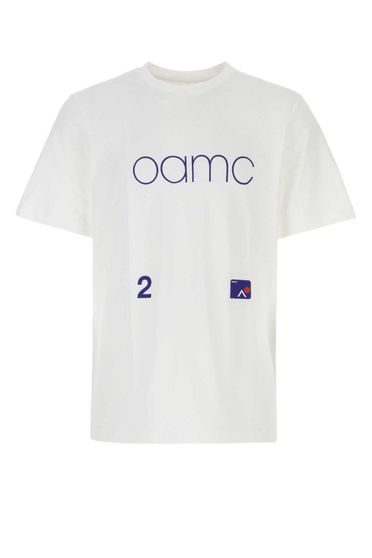 Oamc White Cotton Oversize T-Shirt