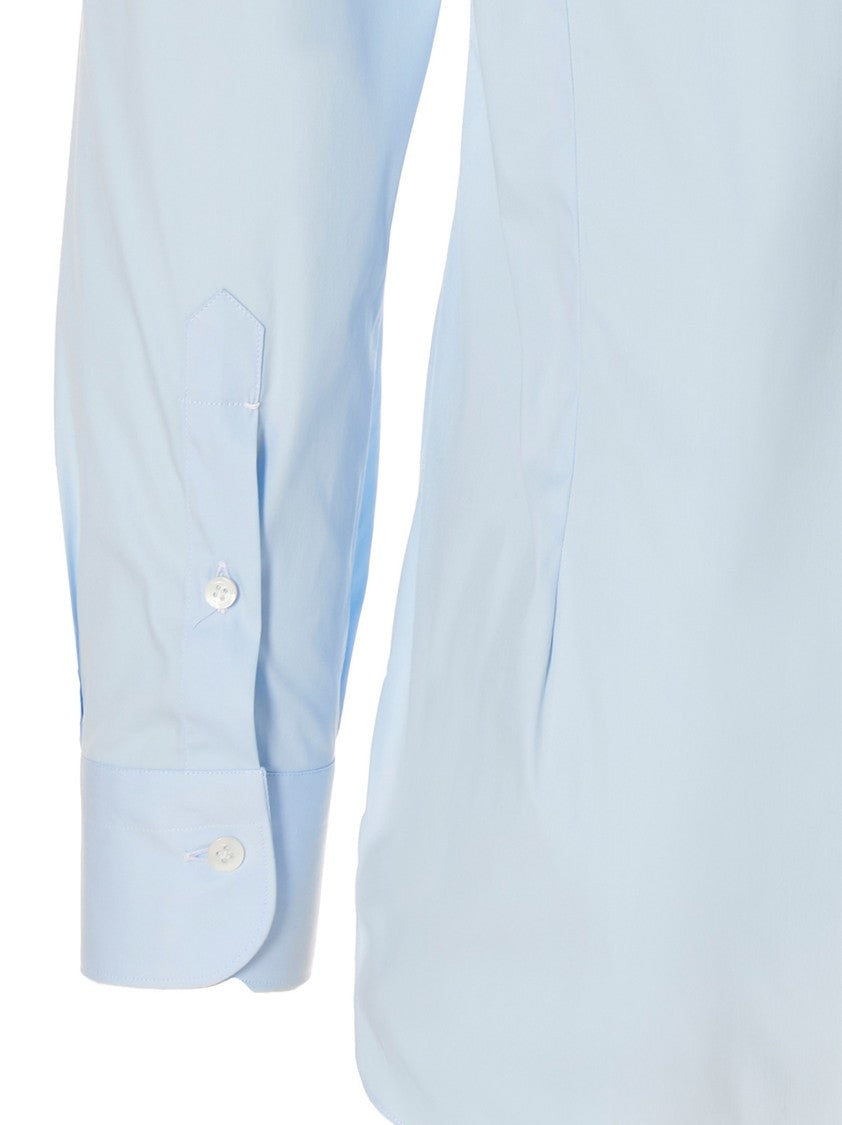 Barba Tailored Cotton Poplin Shirt