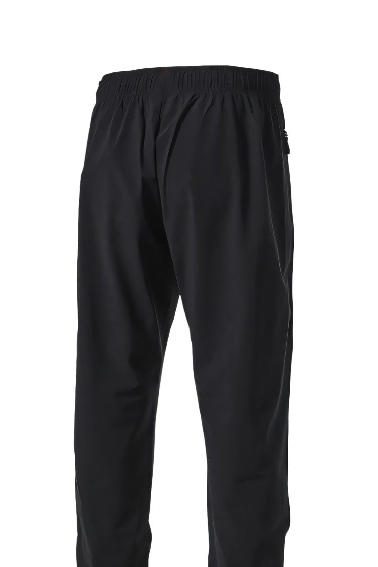 Moncler Black Jogger Pants With Elastic Waistband And Sporty Design