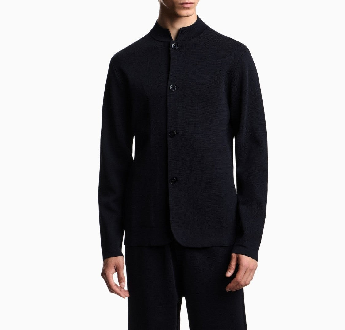 Emporio Armani Guru Collar Black Blazer